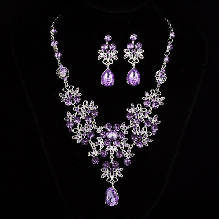 Wedding Necklace and Earrings Set