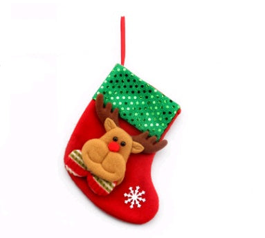 Santa Christmas Stocking Gift Bag