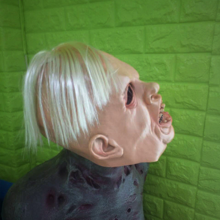 Latex Zombie Joker Halloween Mask