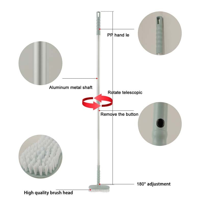 Telescopic Long-Handle Cleaning Brush