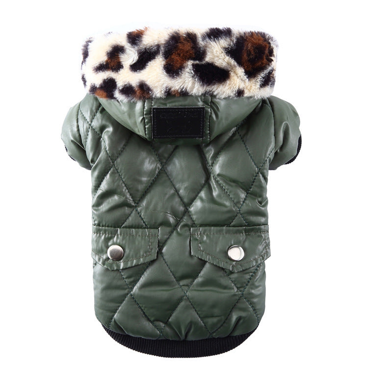 Pet Dog Fur-Collar Coat — Autumn / Winter