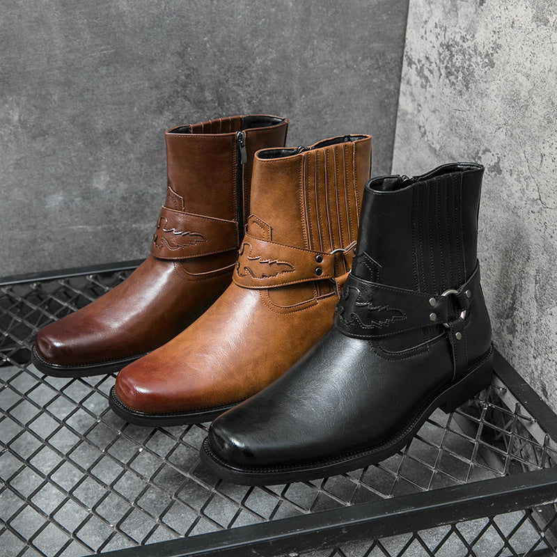 Western-Style Men's Cowboy Boots