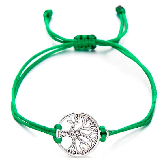 Hand-Woven Tree of Life Bracelet