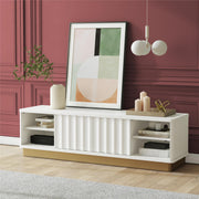 Rene Modern Scalloped TV Stand For TVs Up To 65inch