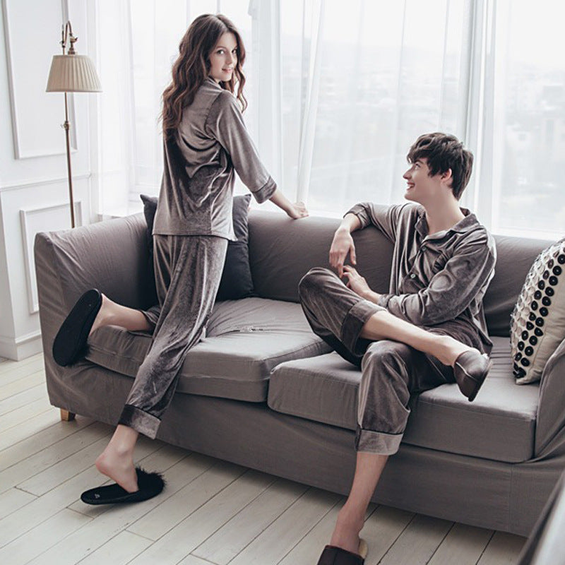 Gold Velvet Pajama Set