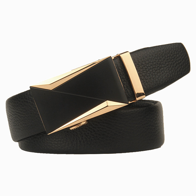 Men's Plus-Size Auto-Buckle Belt