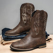 Retro Autumn And Winter Western Cowboy Worker Boot