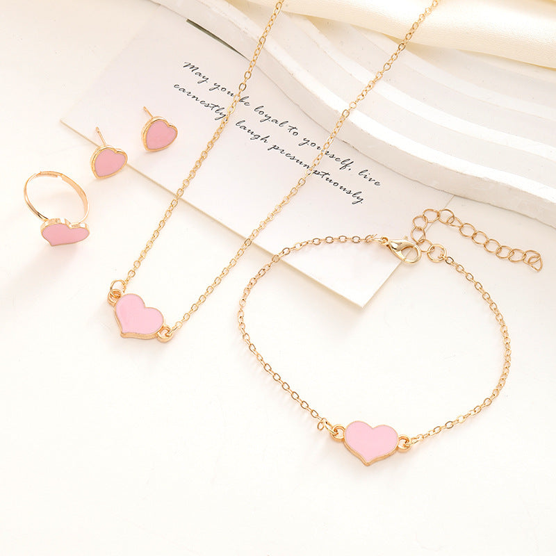 Heart Necklace Gift Set