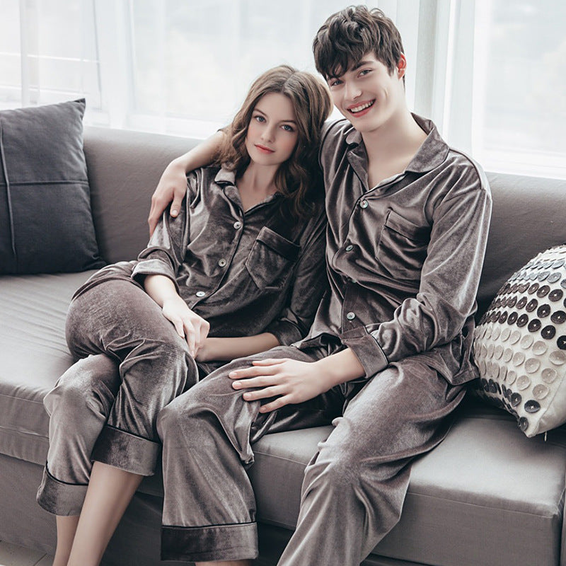 Gold Velvet Pajama Set