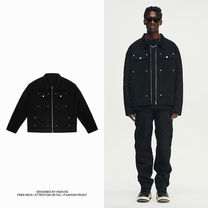 Men's Retro Washed Denim Jacket