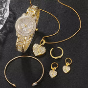 Crystal Bracelet Watch — Women's Quartz
