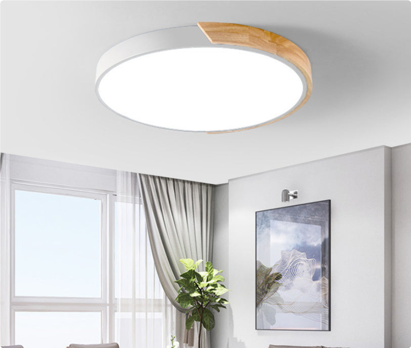 LED Macaron Round Bedroom Light
