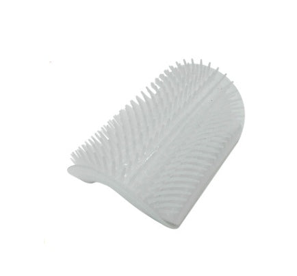 Wall-Mount Cat Self-Grooming Brush with Catnip