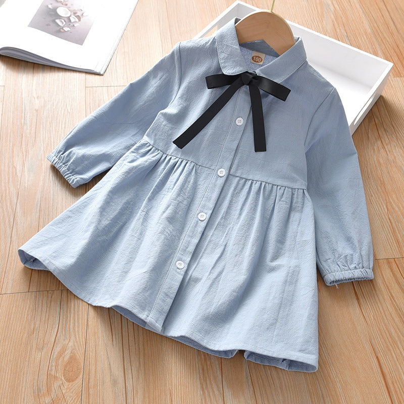Western-Style Children's Shirt Dress