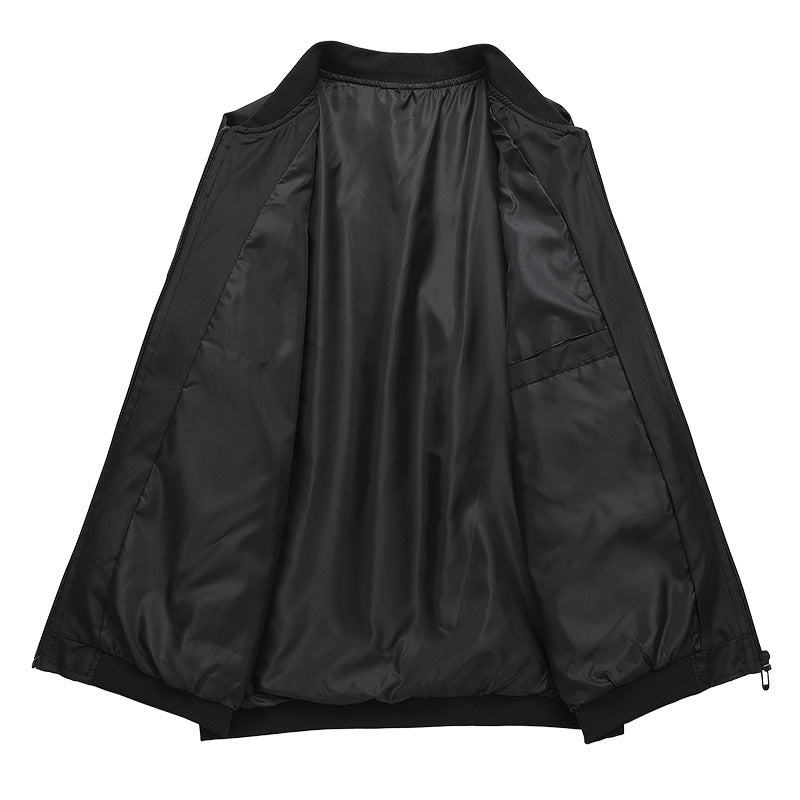 Solid Color Casual Men's Coat