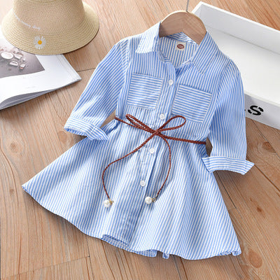 Western-Style Children's Shirt Dress