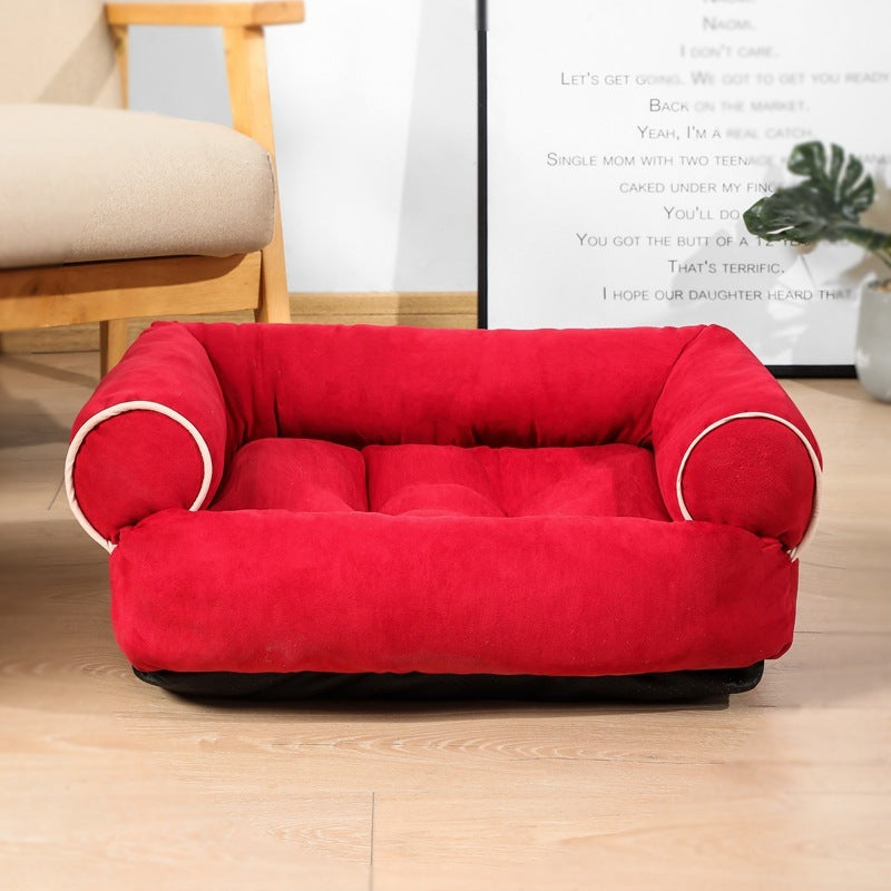 Plush Sofa Pet Bed