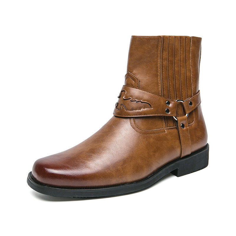 Western-Style Men's Cowboy Boots