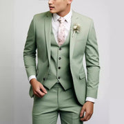 Men's Two-Button Casual Suit Set