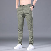 Men's Tencel Slim-Fit Trousers
