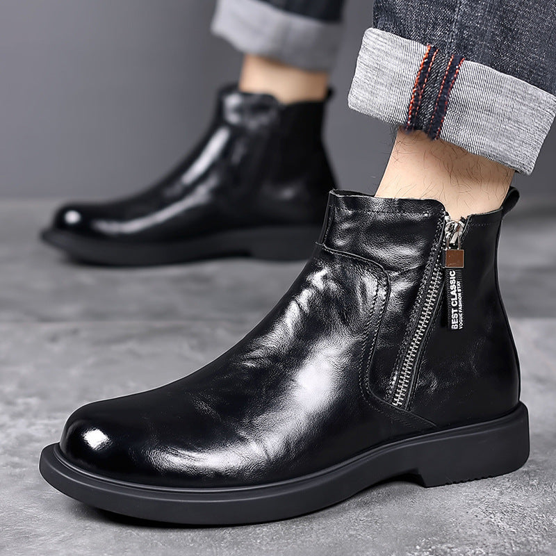 British-Style Workwear Boots
