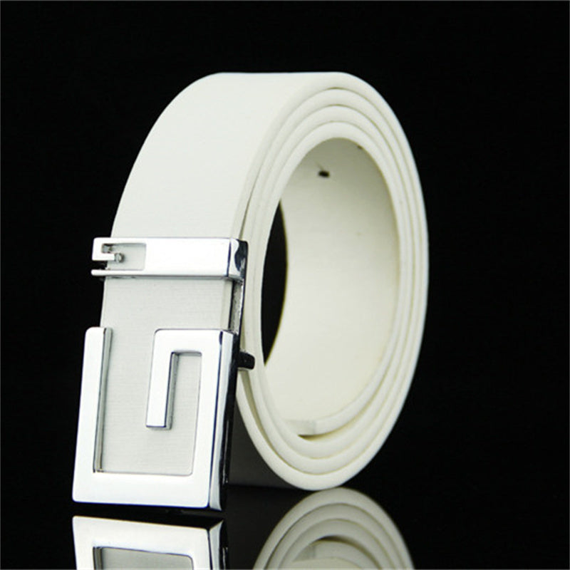Smooth-Buckle Unisex Belt