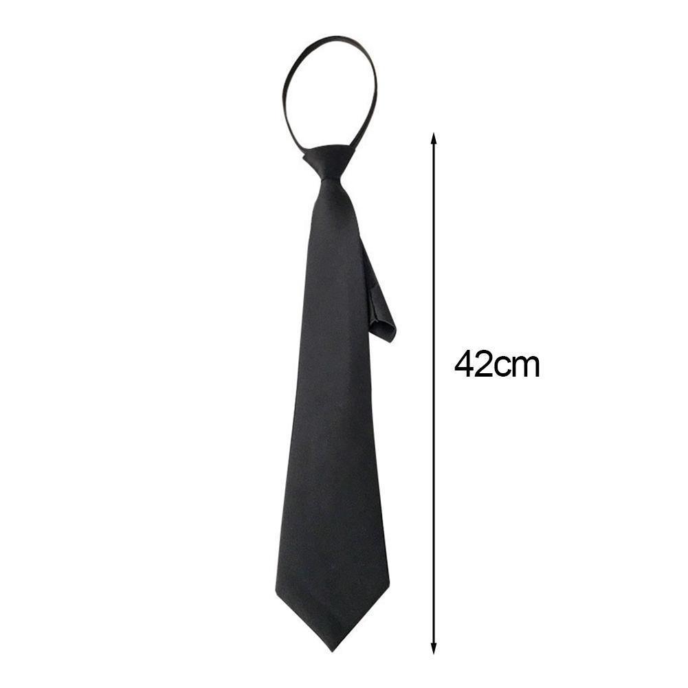 Student Zipper Pre-Tied Necktie