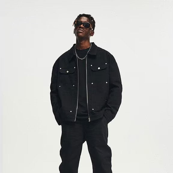 Men's Retro Washed Denim Jacket