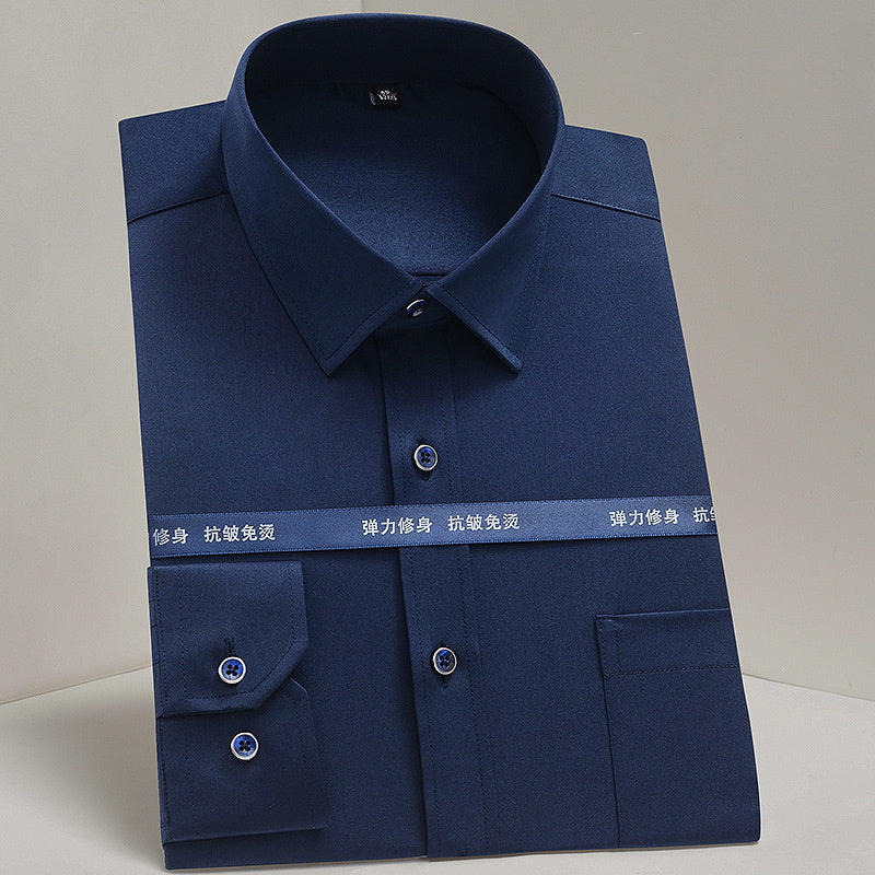 Men's Mercerized Stretch Work Shirt