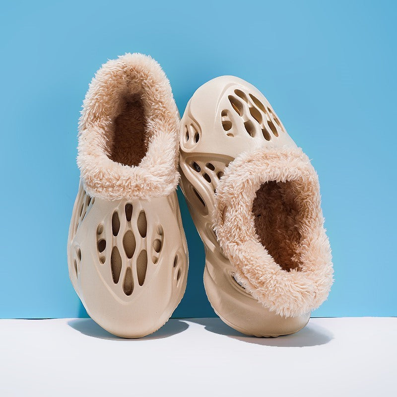 Kids Cotton Hole Shoes