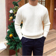 Men's Twisted Knit Cable Sweater