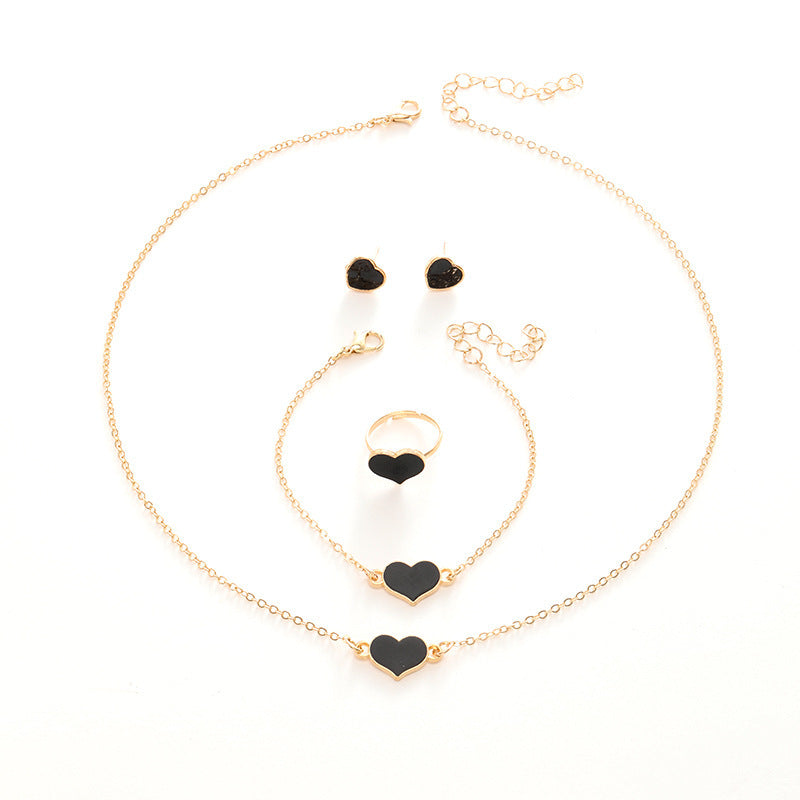 Heart Necklace Gift Set