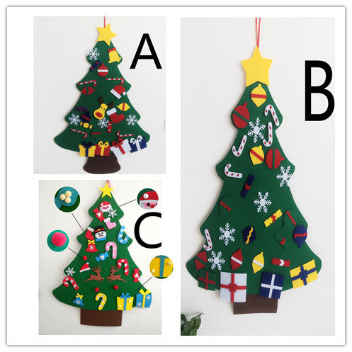 DIY Felt Christmas Tree with Decorations