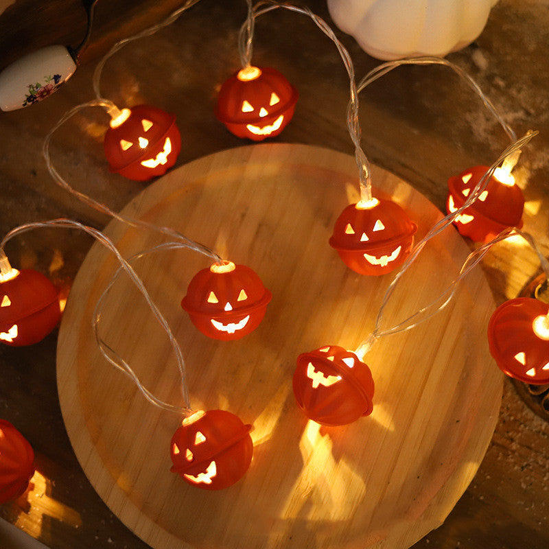 LED Halloween String Lights — Pumpkin & Ghost