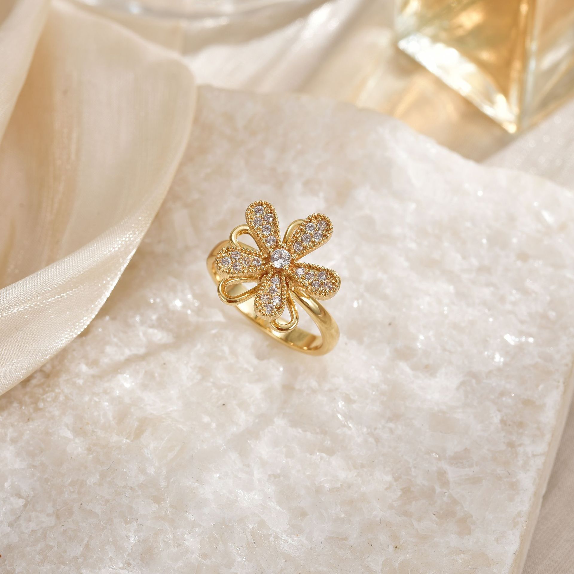 18K Gold-Plated Copper Ring
