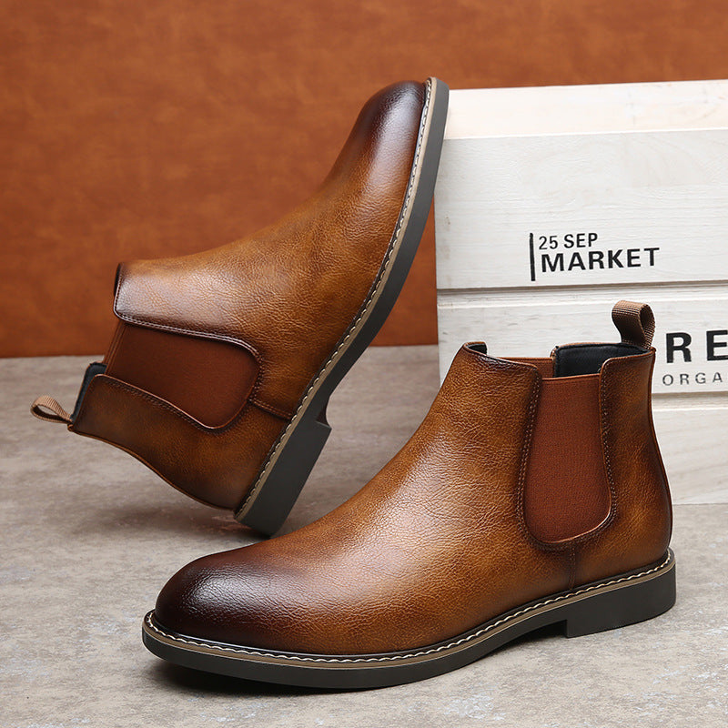 Men's Velvet-Lined Cotton Boots