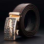 Men's Cowhide Automatic-Buckle Belt