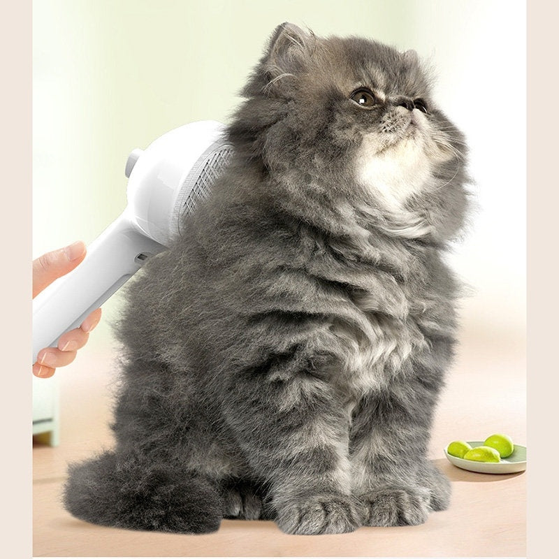 Self-Cleaning Pet Slicker Brush with Mister