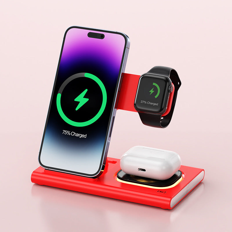3-in-1 Magnetic Wireless Charging Night Light
