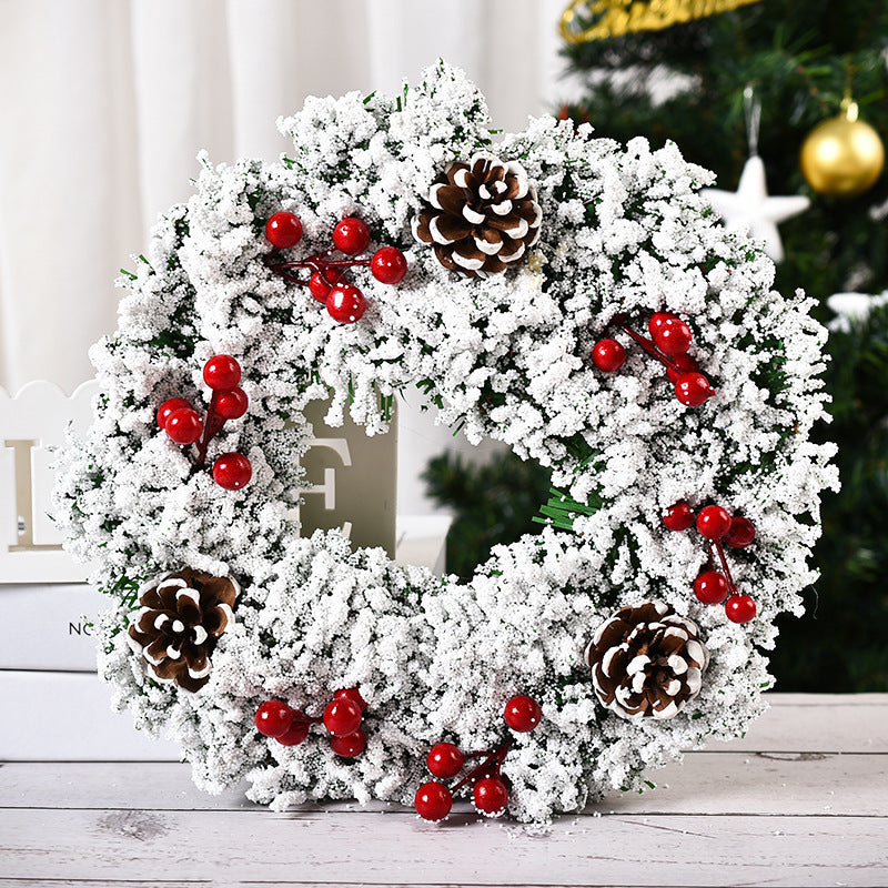 Christmas Pinecone & Berry Wreath