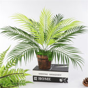 Faux Palm Leaf — 9-Head Plant Decor