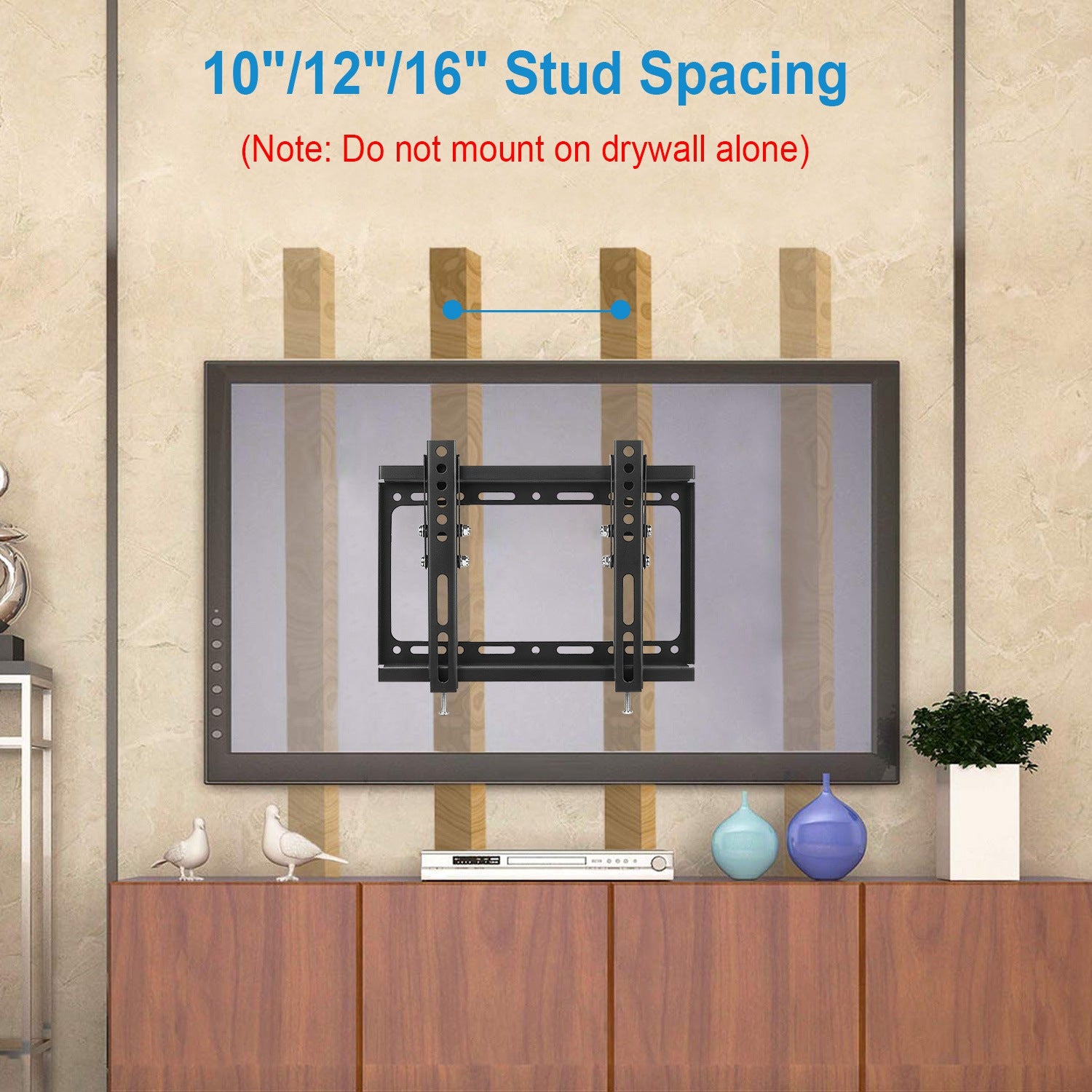 Tilt TV Wall Mount for 13-42in Flat Screens