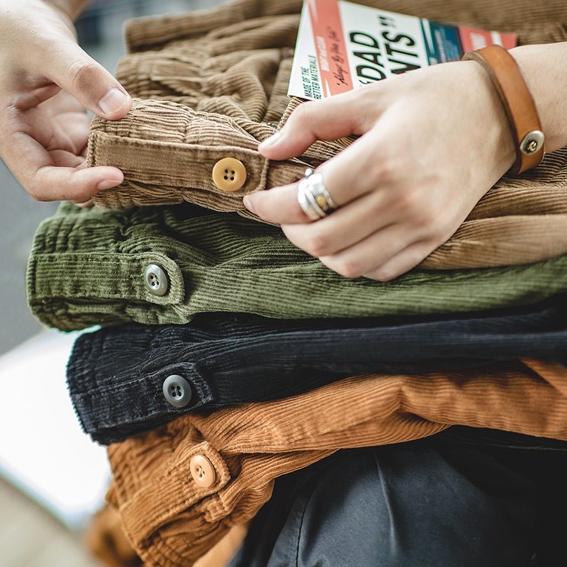 Vintage Brown Corduroy Cargo Pants