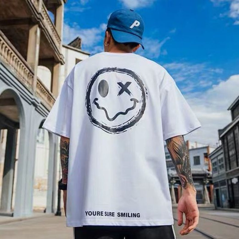 Men's Smiley Print T-Shirt