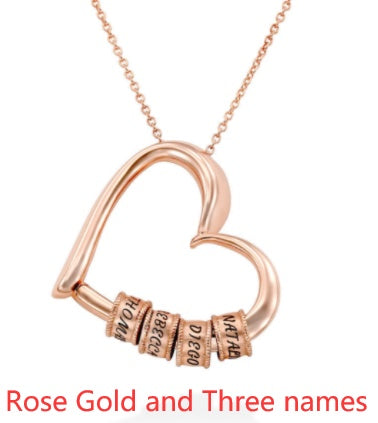 Personalized Heart Name Necklace