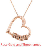 Personalized Heart Necklaces Women Jewelry Custom Name Necklaces & Pendants Mothers Day Gift