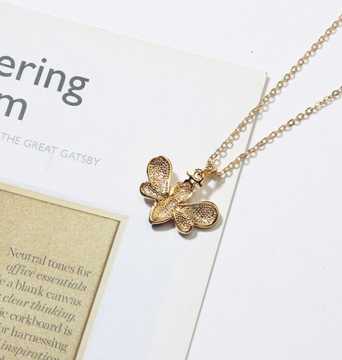 Bee Pendant Statement Necklace