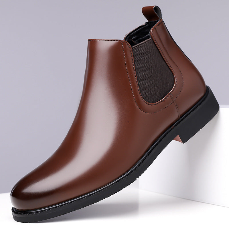 Men's Fleece-Lined Martin Worker Boots
