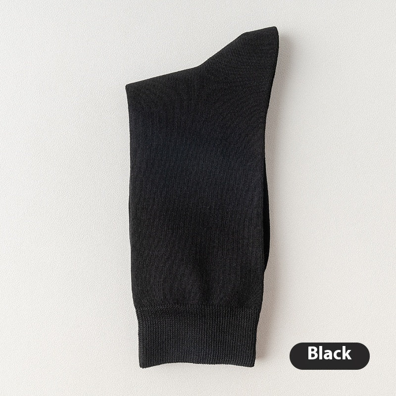Cotton Mid-Calf Business Socks