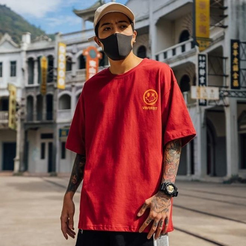 Men's Smiley Print T-Shirt